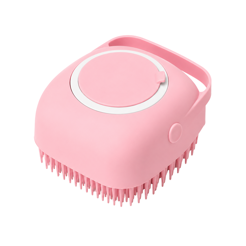 2-in-1 Calming Bath Brush - Massage & Shampoo Dispenser