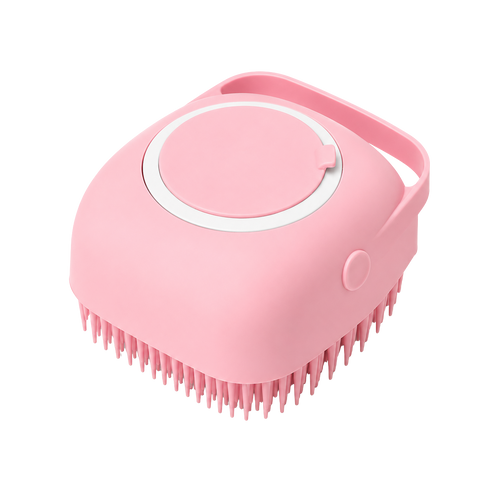 2-in-1 Calming Bath Brush - Massage & Shampoo Dispenser