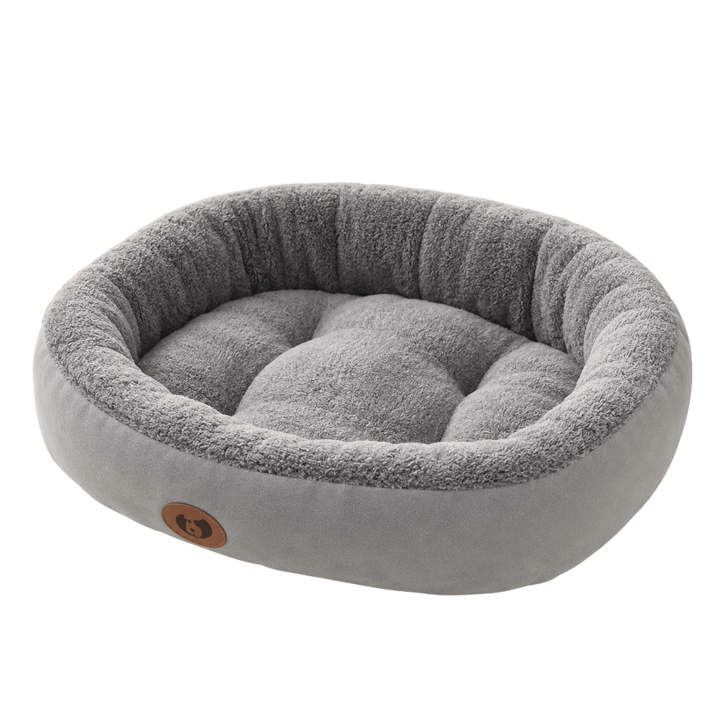 Cozy Round Dog Bed — Plush Calming Nest Cushion