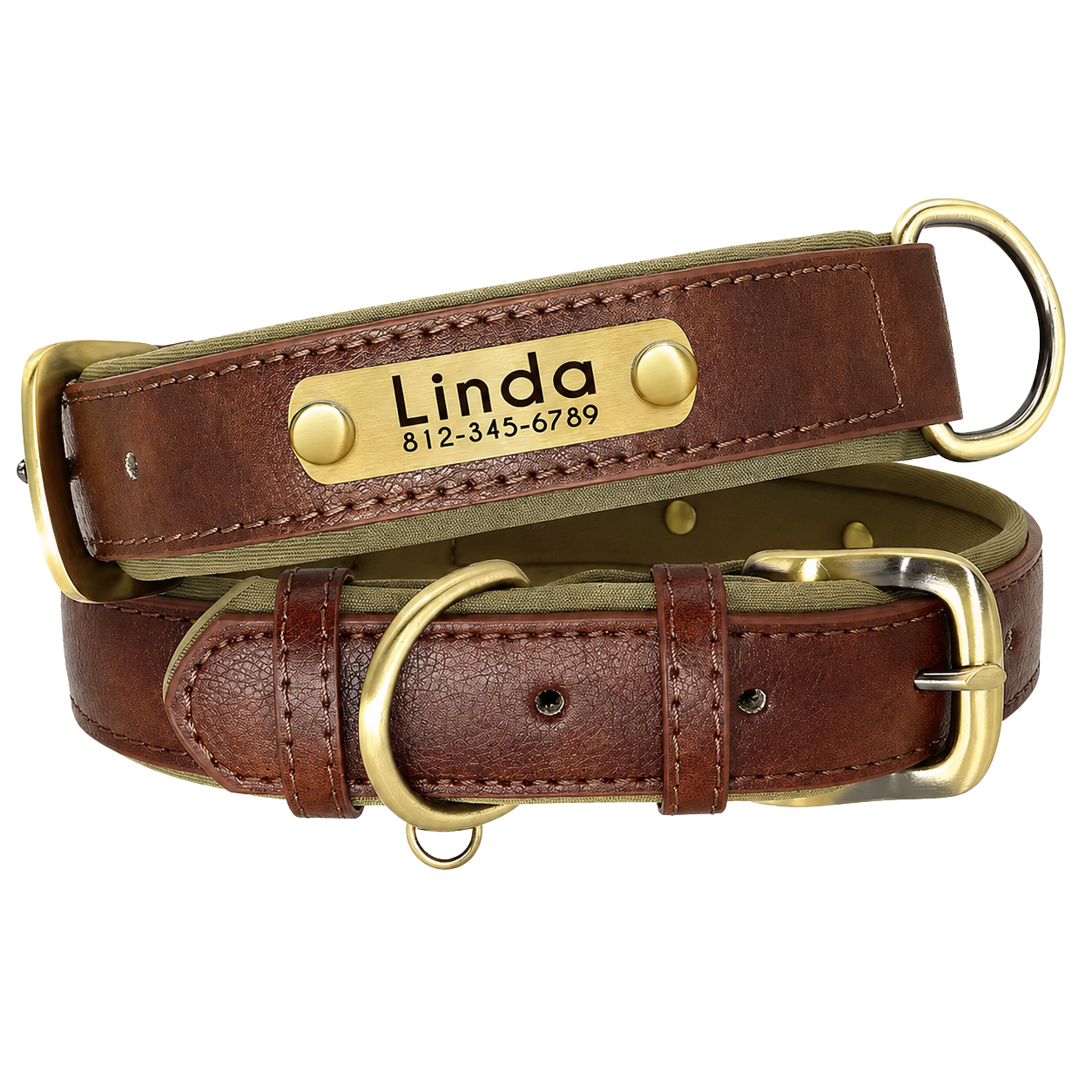 Personalized Dog Collar — Custom Engraved ID Tag
