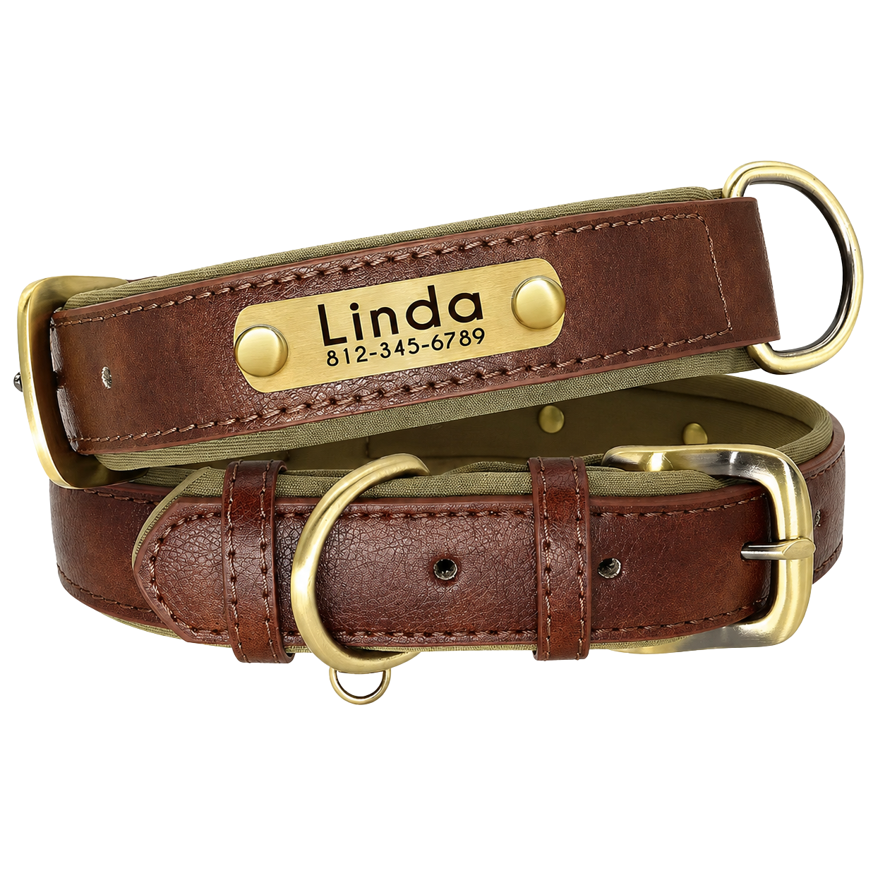 Personalized Dog Collar - Custom Engraved ID Tag