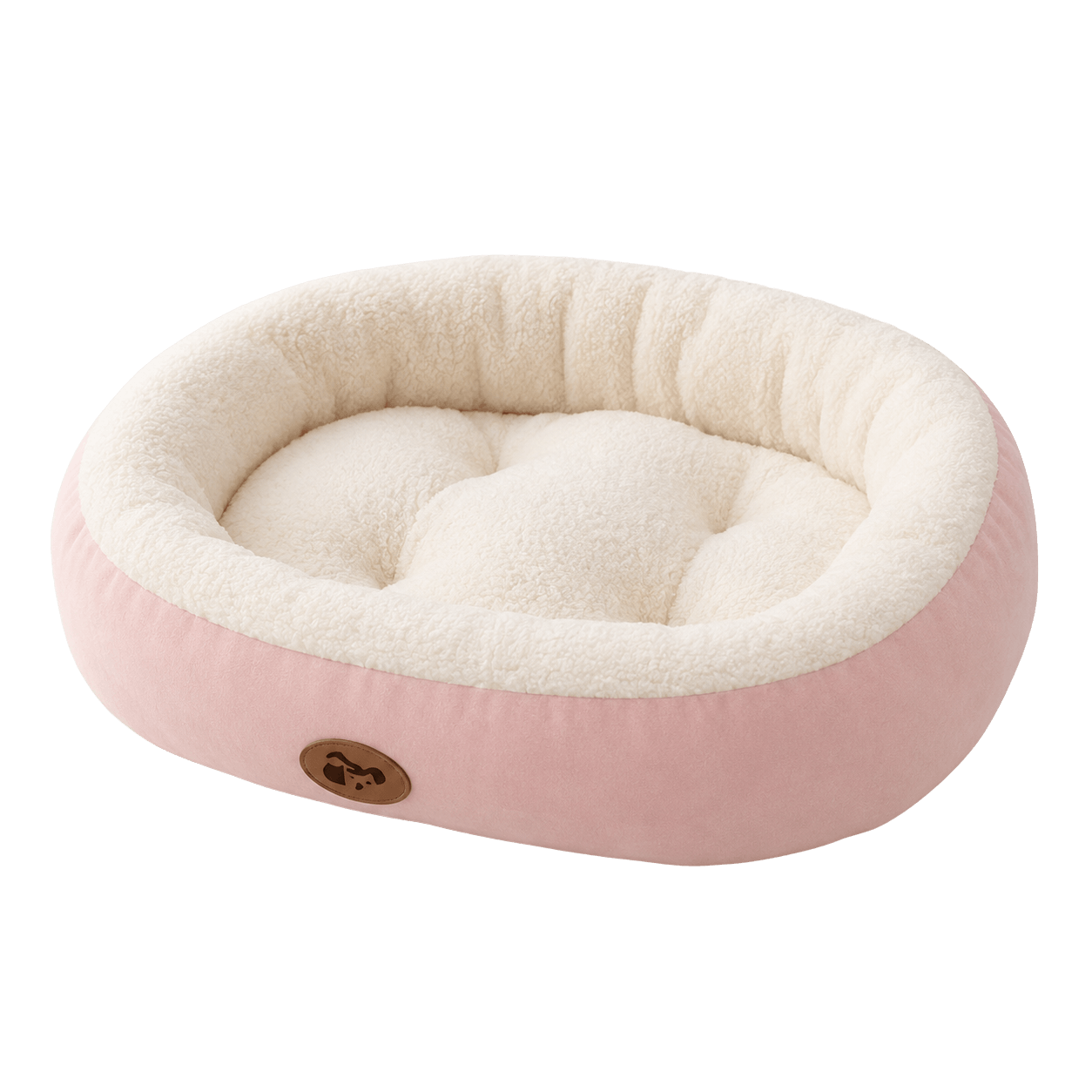 Cozy Round Dog Bed — Plush Calming Nest Cushion