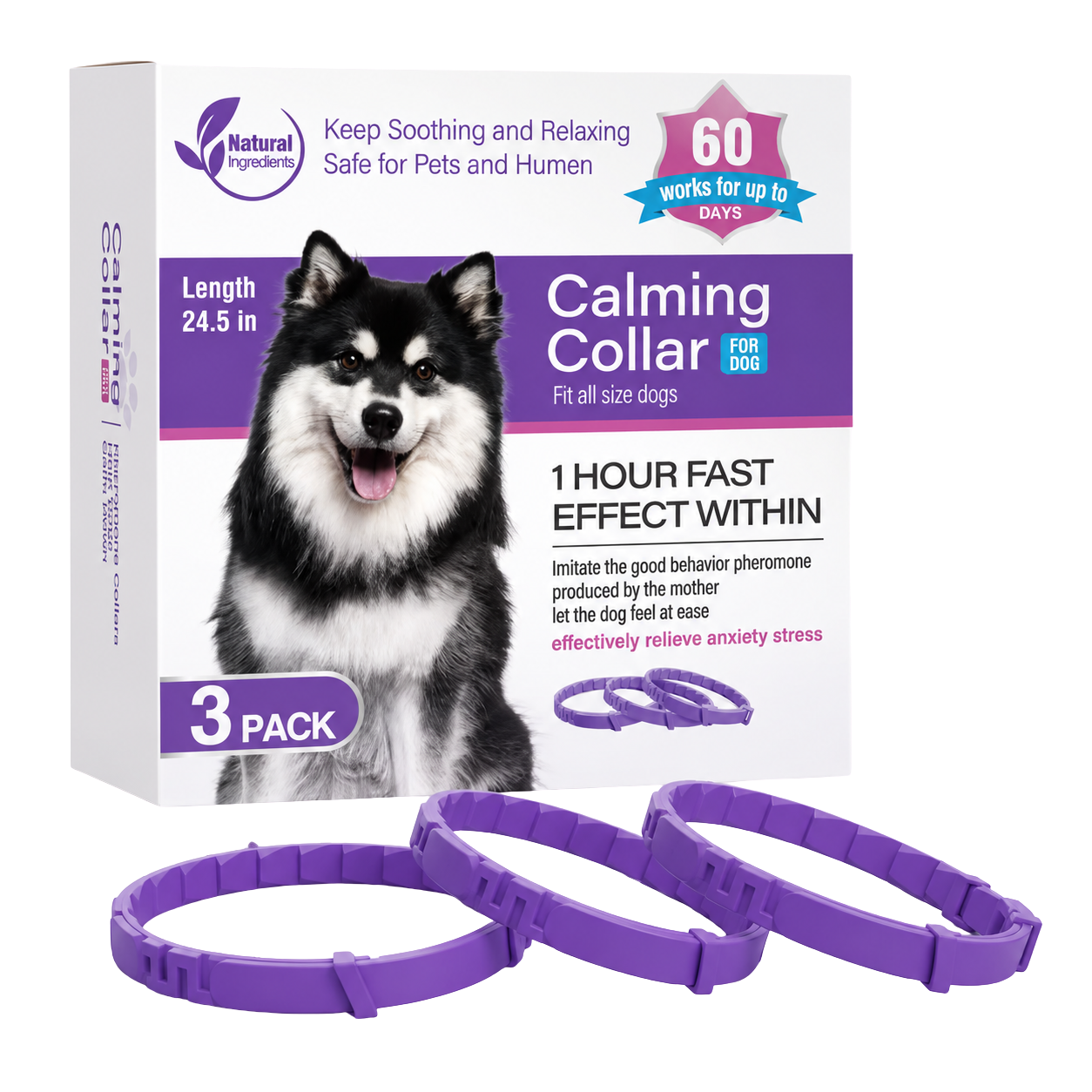 Calm Collar — 60-Day Anxiety Relief for Dogs