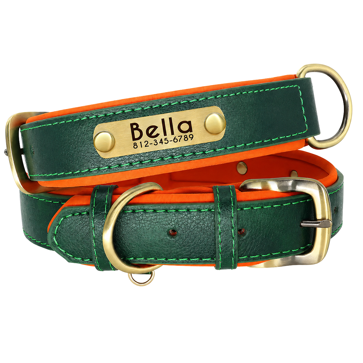 Personalized Dog Collar — Custom Engraved ID Tag