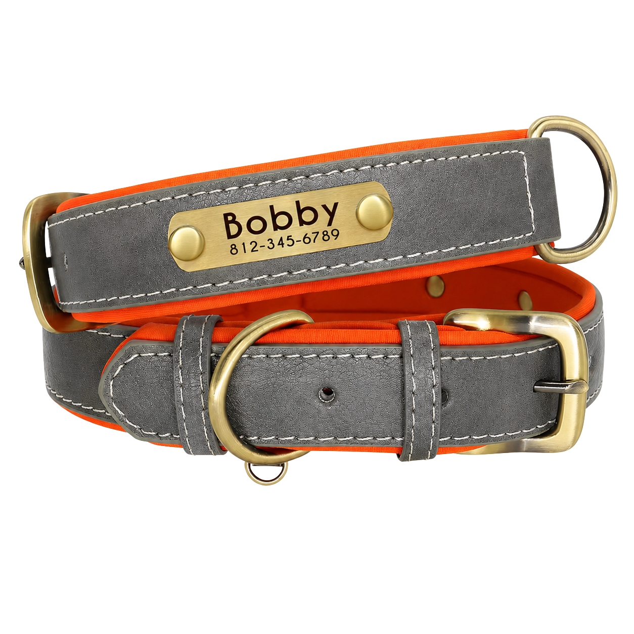 Personalized Dog Collar — Custom Engraved ID Tag