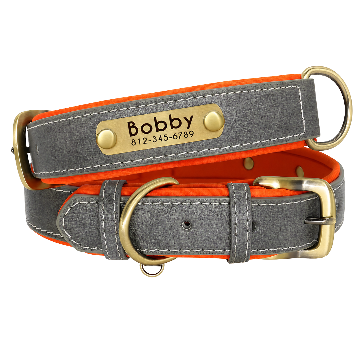 Personalized Dog Collar - Custom Engraved ID Tag