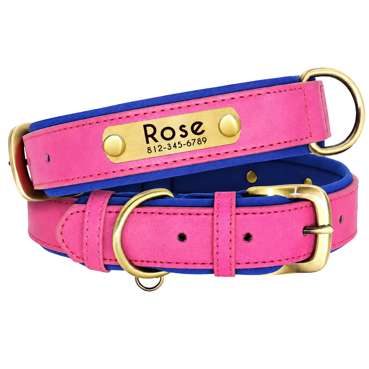 Personalized Dog Collar - Custom Engraved ID Tag