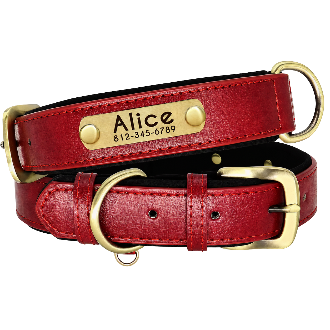 Personalized Dog Collar - Custom Engraved ID Tag