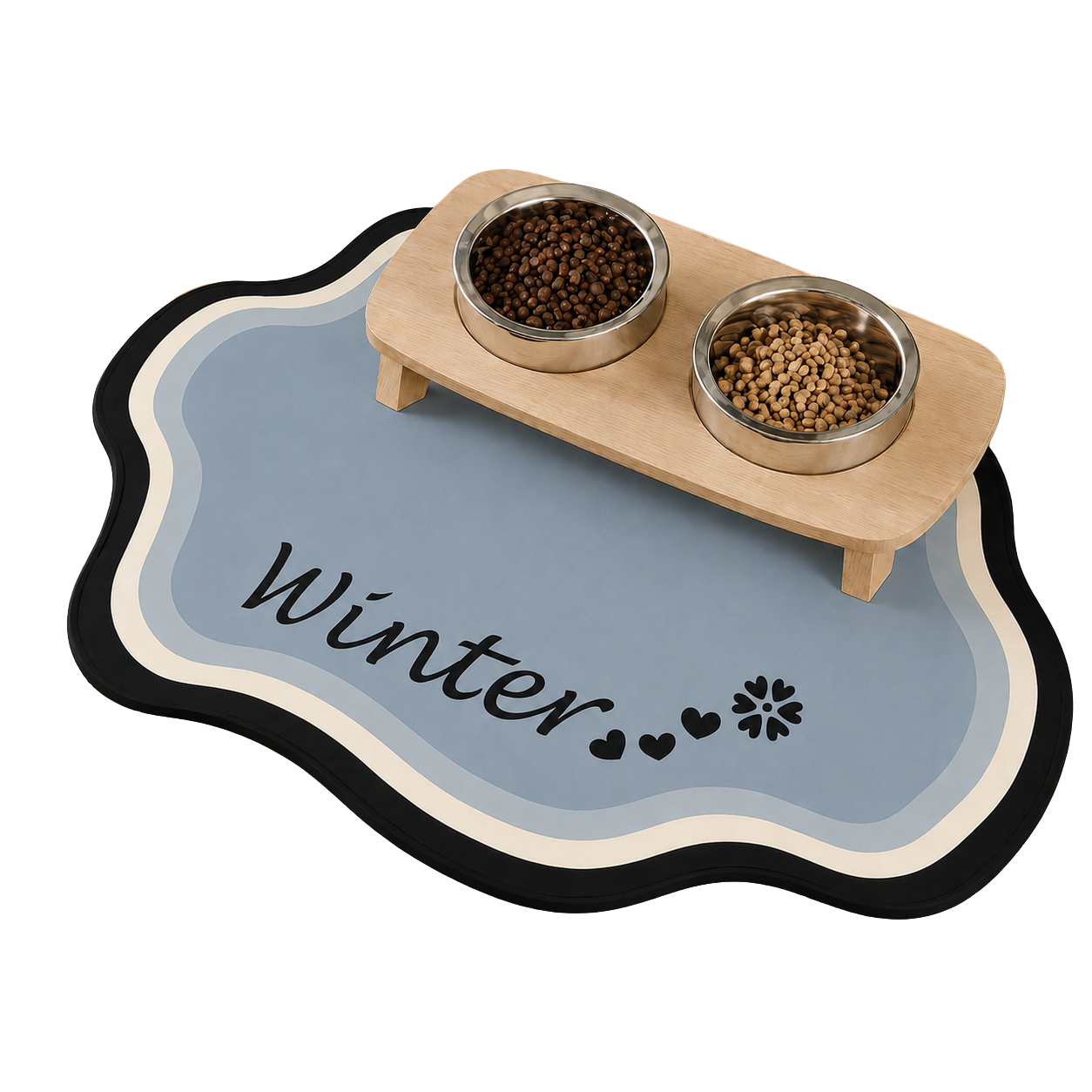 Personalized Pet Feeding Mat — Custom Name, Diatomite