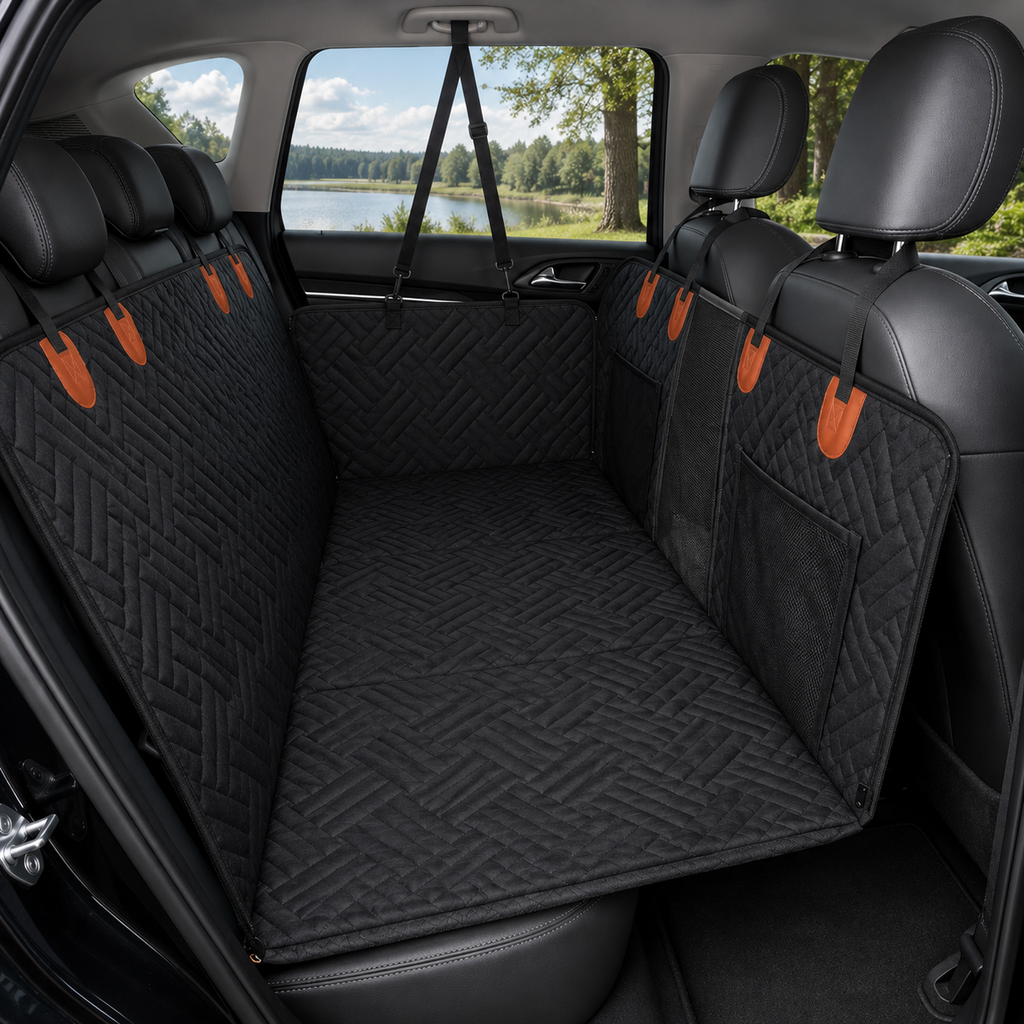 Dog Car Seat Cover — Full Back Seat Protection