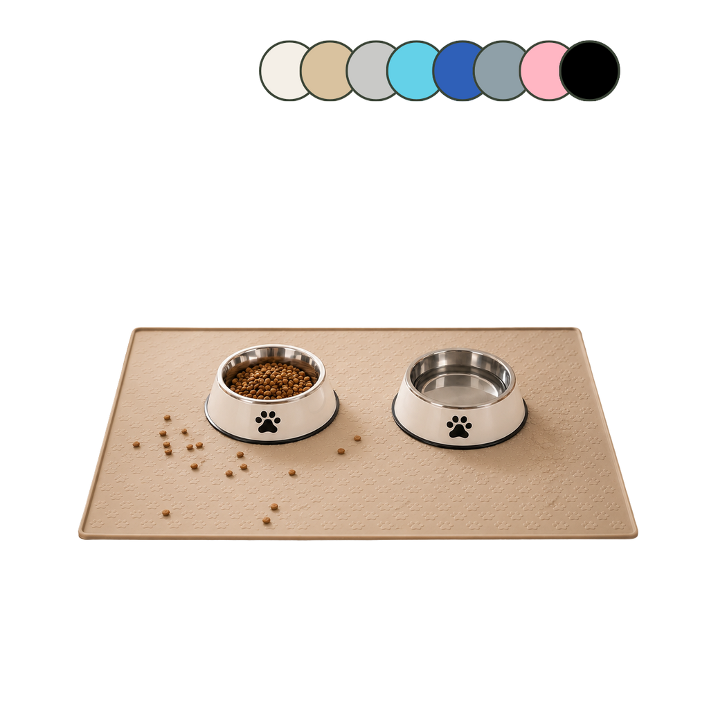 Clean Paws Feeding Mat — Waterproof Silicone Placemat